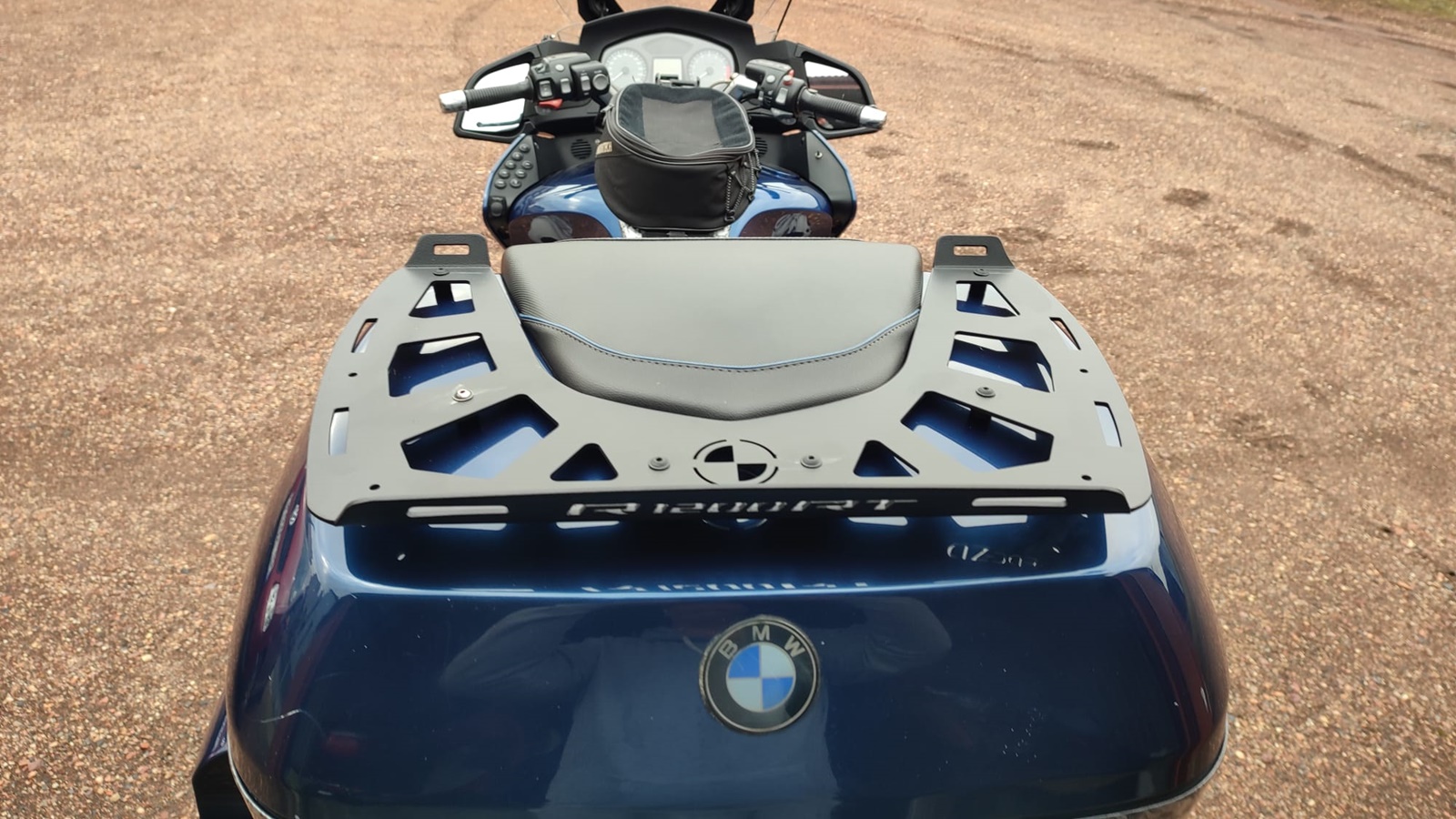 Bagażnik motocyklowy na kufer centralny BMW R1200RT az-dar