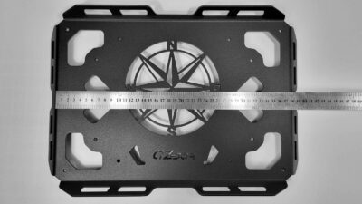 Bagażnik na kufer motocyklowy centralny uniwersalny az-dar